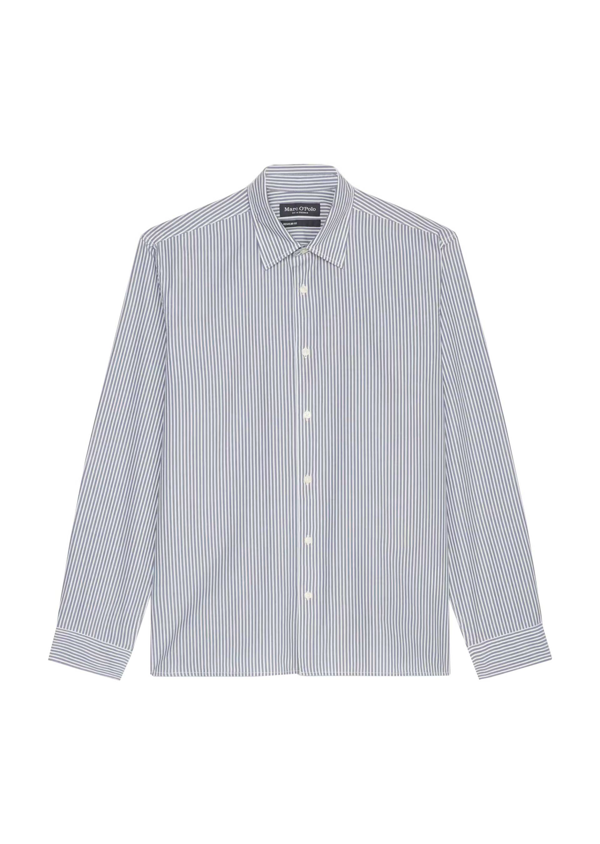 Marc OPolo Casual - Hemd aus Bio-Baumwolle grau - Gr. - L von Marc O'Polo Casual