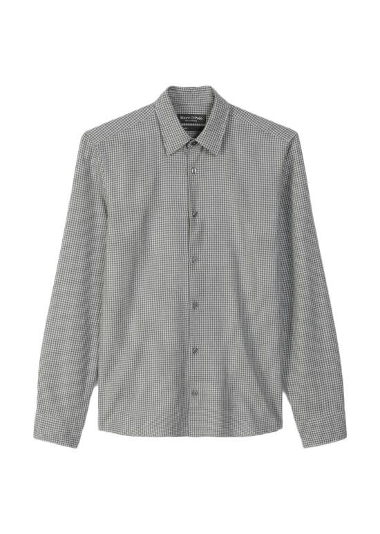 Marc OPolo Casual - Hemd aus leichtem Bio-Baumwoll-Flanell blau/grau - Gr. - XXL von Marc O'Polo Casual