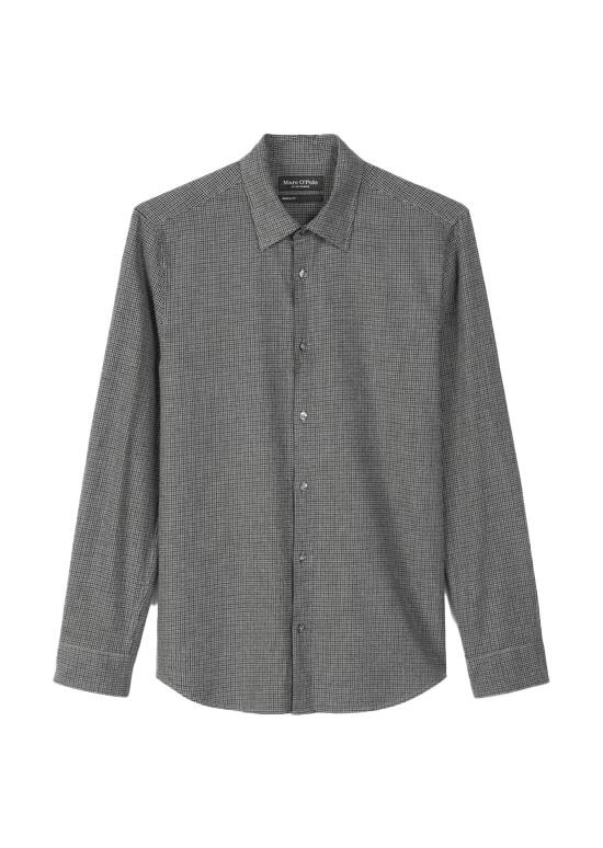 Marc OPolo Casual - Hemd mit feinem Karomuster grau - Gr. - XXL von Marc O'Polo Casual