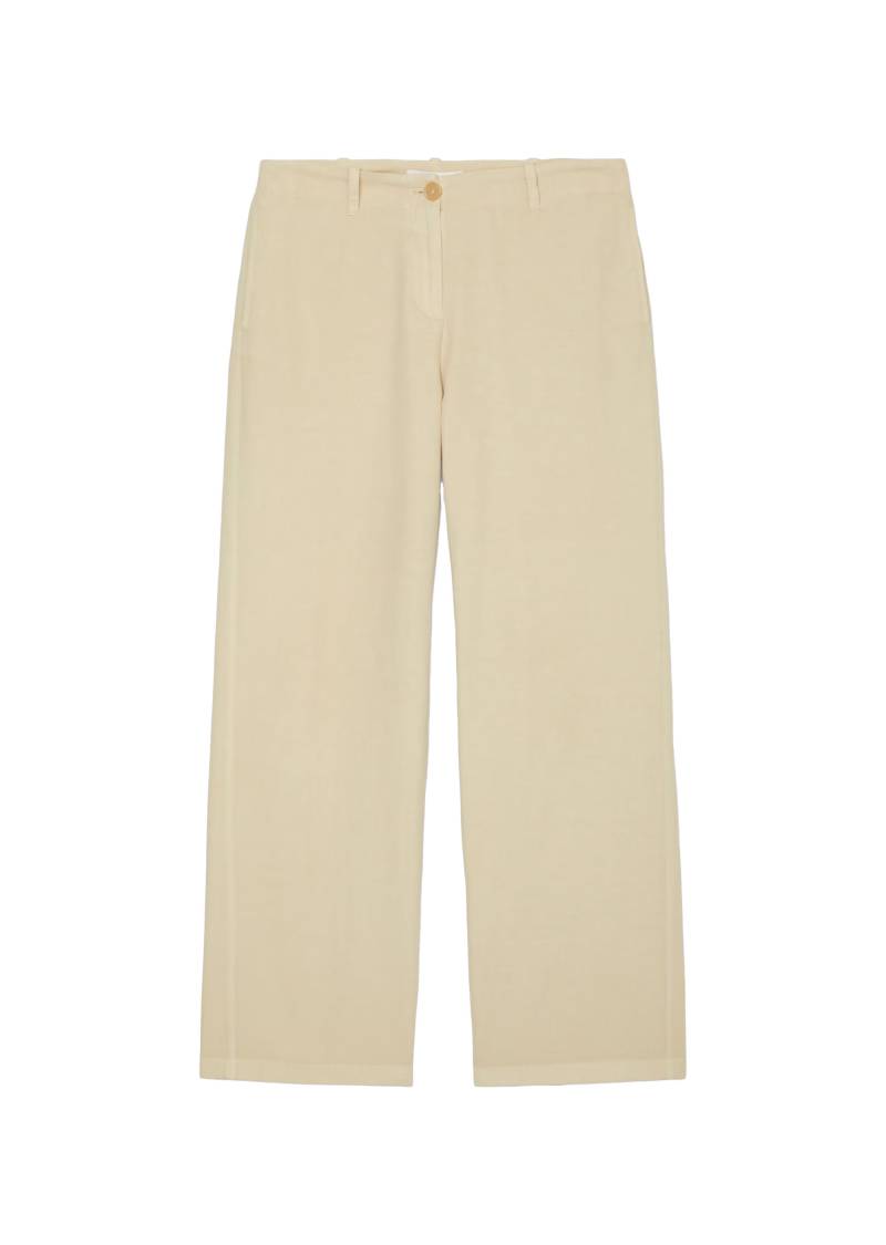 Marc OPolo Casual - Hose aus Baumwoll-Hanf-Mix beige - Gr. - 36 von Marc O'Polo Casual