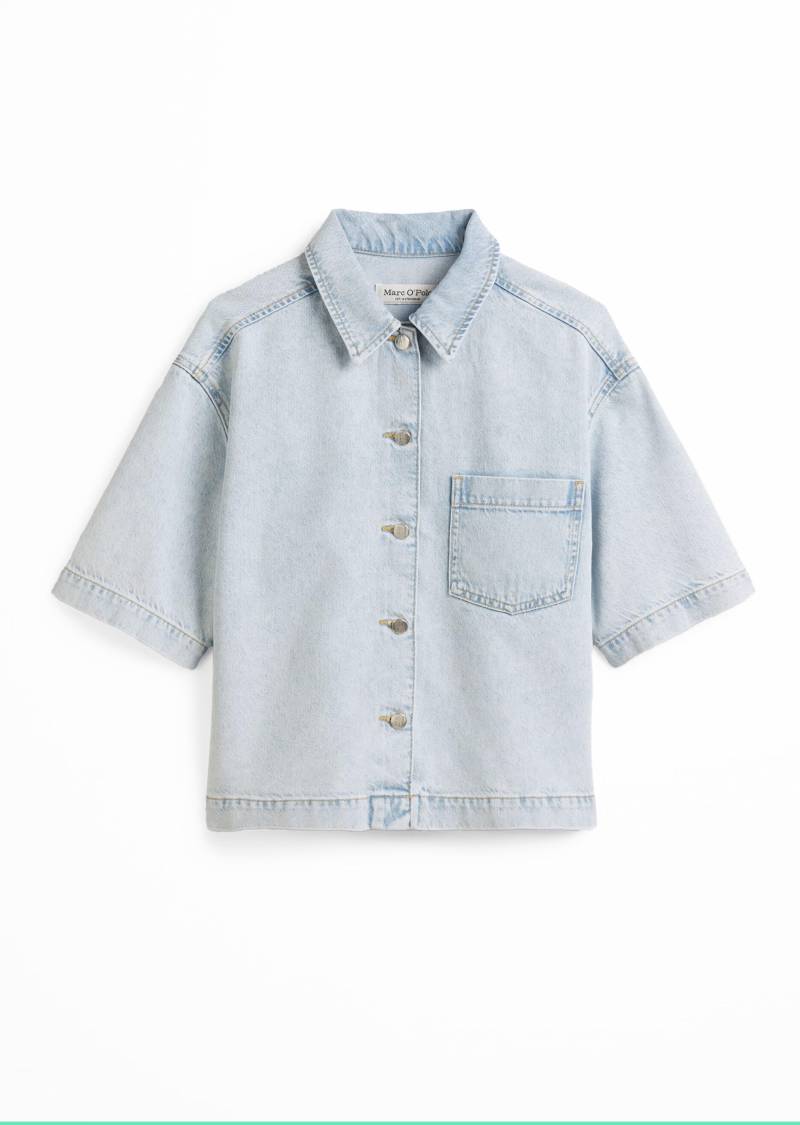 Marc OPolo Casual - Jeanshemd relaxed aus Lyocell-Organic-Cotton-Mix blau - Gr. - M von Marc O'Polo Casual