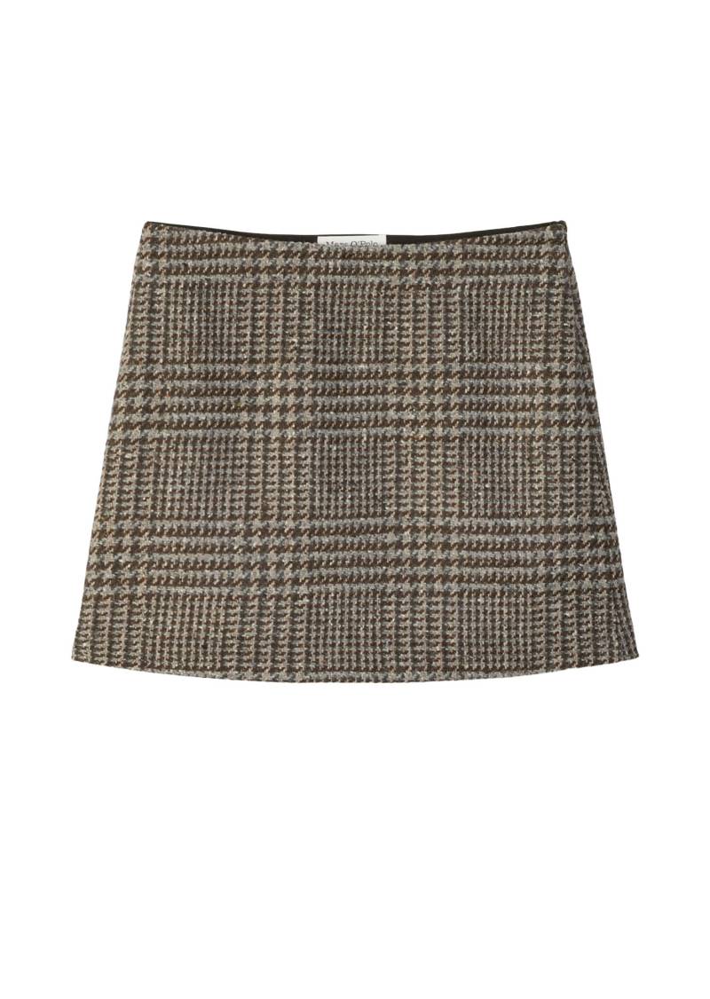 Marc OPolo Casual - Karierter Minirock braun/grau - Gr. - 40 von Marc O'Polo Casual