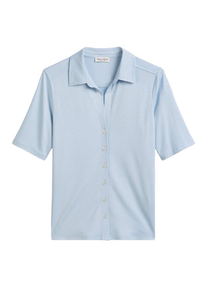 Marc OPolo Casual - Kurzarm-Jerseybluse blau - Gr. - S von Marc O'Polo Casual