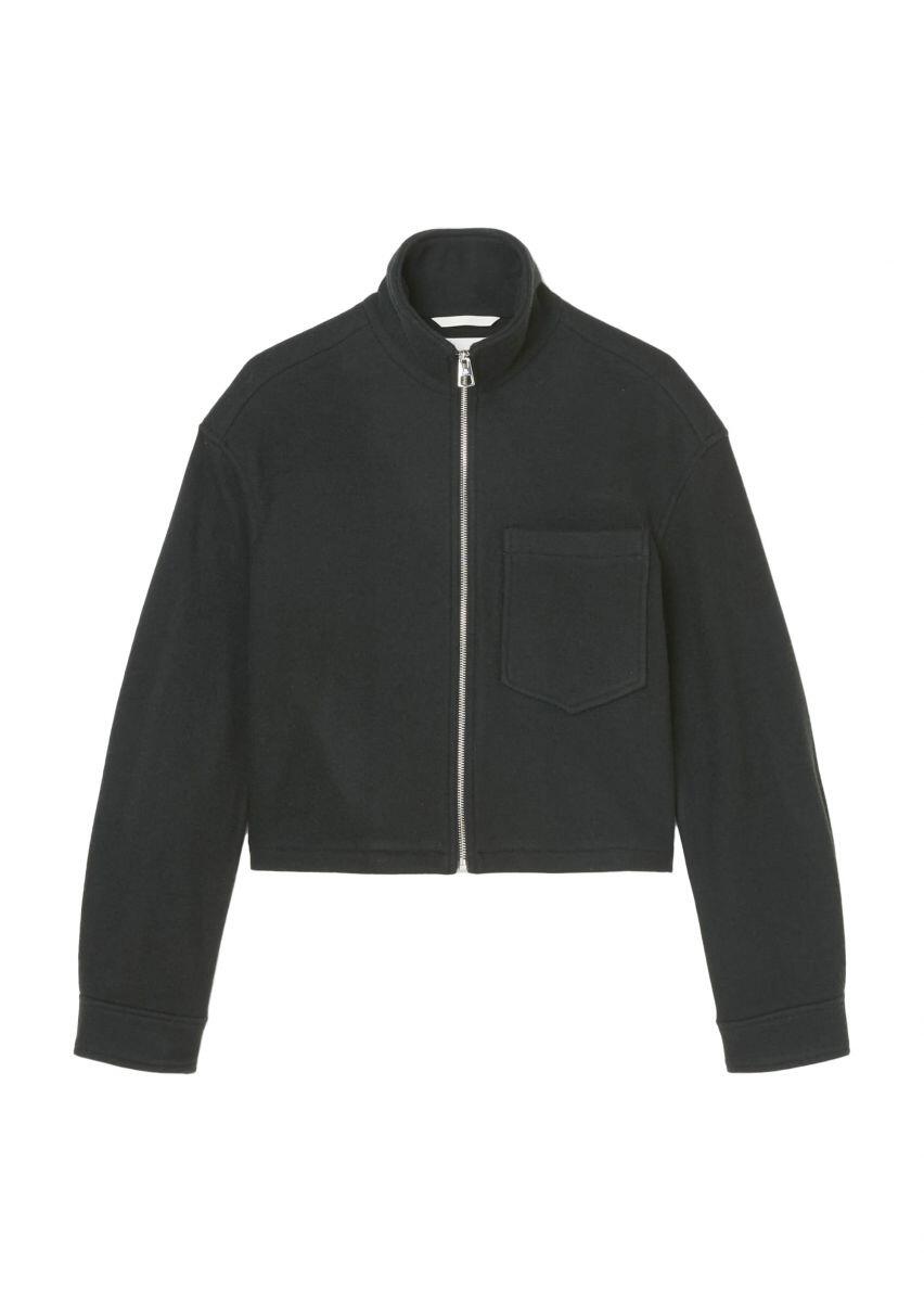 Marc OPolo Casual - Kurze Wolljacke grün - Gr. - 36 von Marc O'Polo Casual