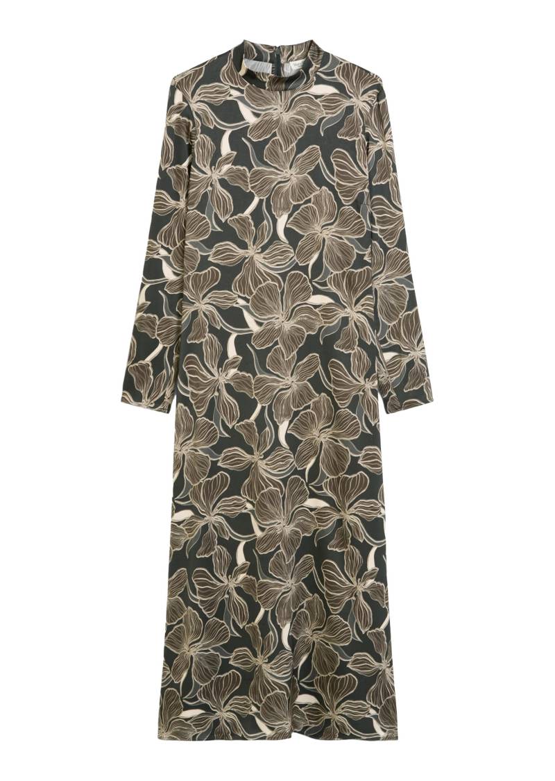 Marc OPolo Casual - Langes Kleid aus premium Viskose-Stretch grau - Gr. - 38 von Marc O'Polo Casual