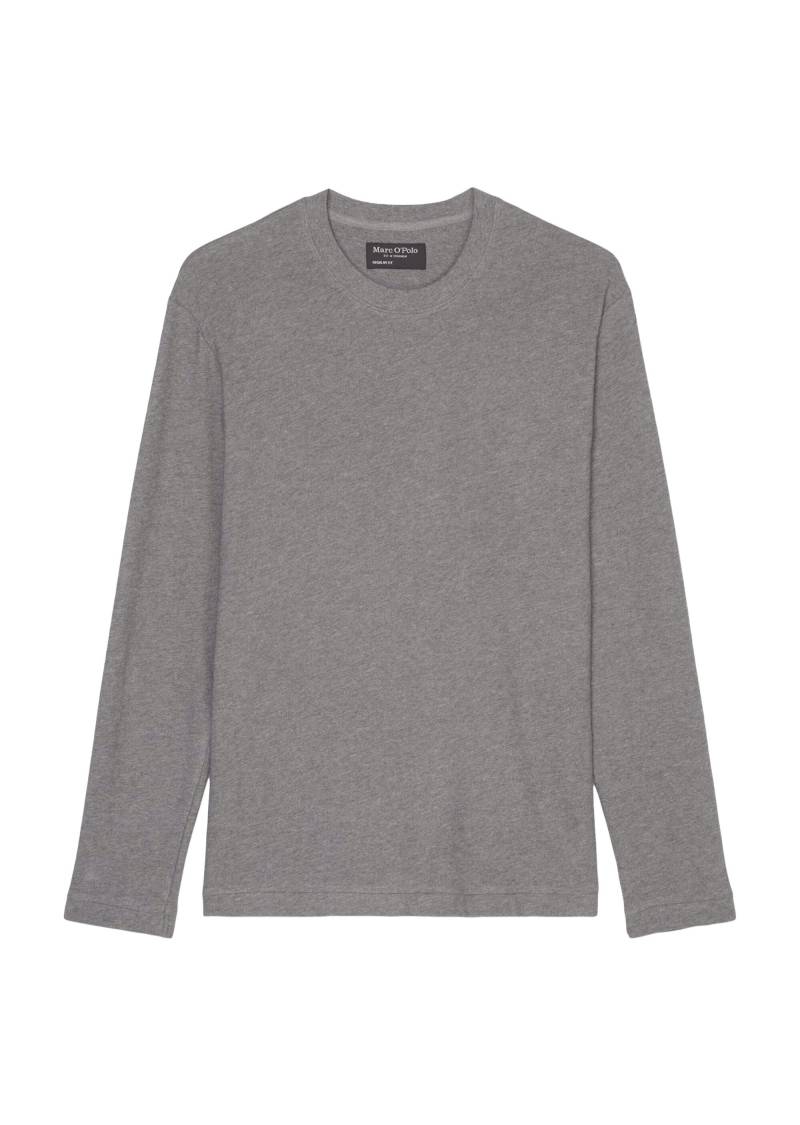 Marc OPolo Casual - Longsleeve aus reiner Bio-Baumwolle grau - Gr. - XXL von Marc O'Polo Casual