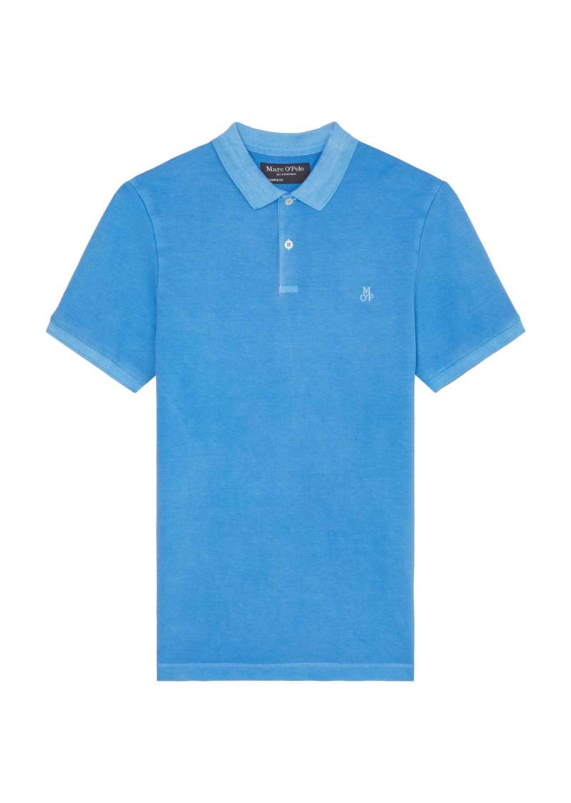 Marc OPolo Casual - Poloshirt piqué aus Bio-Baumwolle blau - Gr. - L von Marc O'Polo Casual
