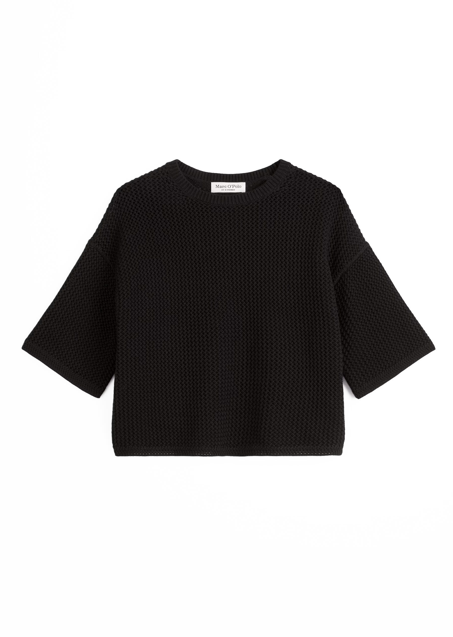 Marc OPolo Casual - Pullover loose aus softem Organic Cotton schwarz - Gr. - S von Marc O'Polo Casual