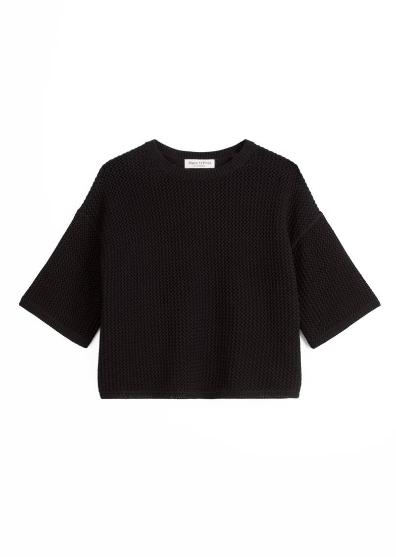 Marc OPolo Casual - Pullover loose aus softem Organic Cotton schwarz - Gr. - S von Marc O'Polo Casual