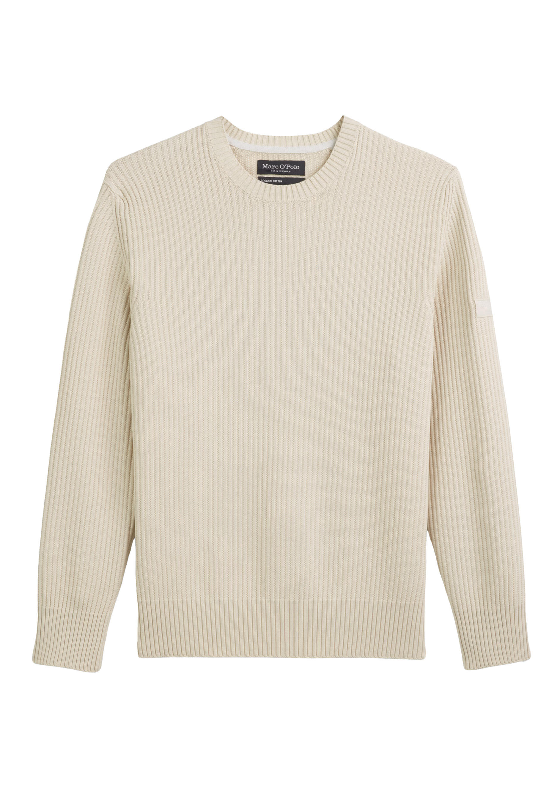 Marc OPolo Casual - Pullover mit Rippstruktur beige - Gr. - XXL von Marc O'Polo Casual