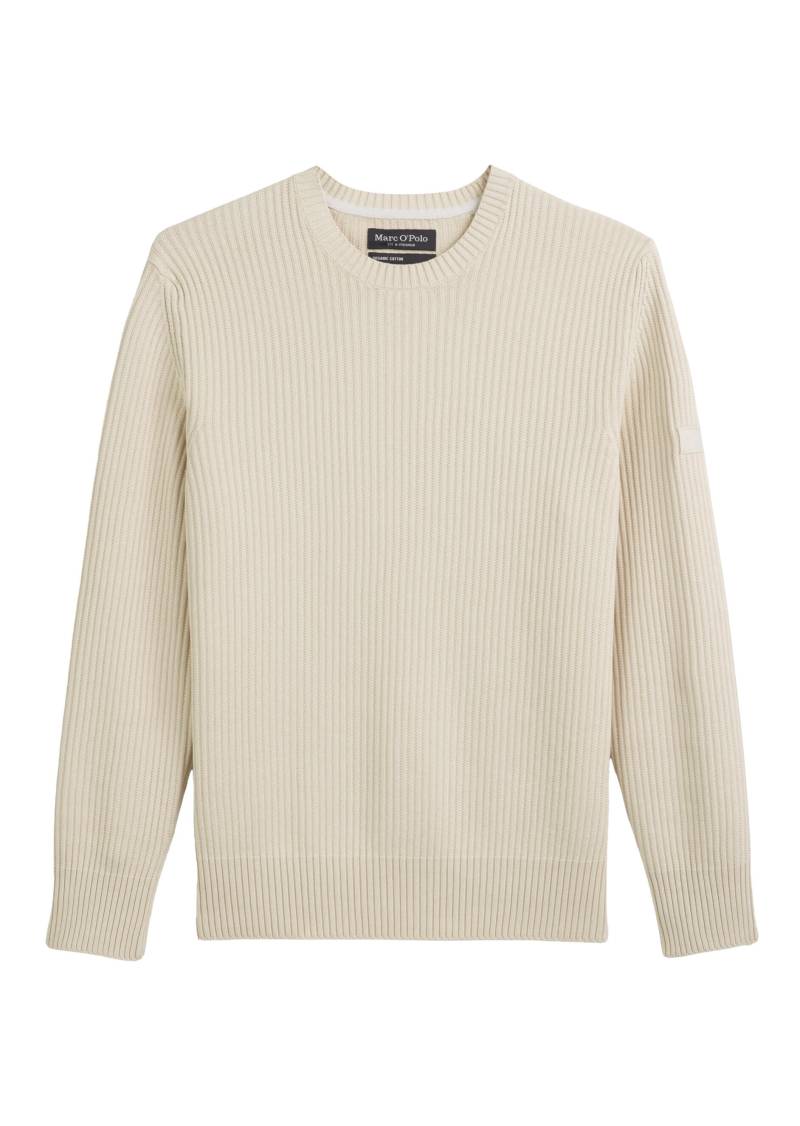 Marc OPolo Casual - Pullover mit Rippstruktur beige - Gr. - XXL von Marc O'Polo Casual