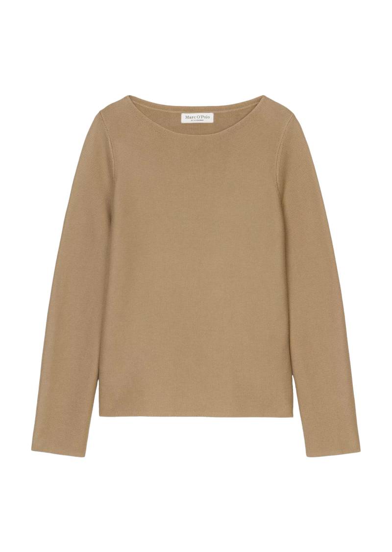 Marc OPolo Casual - Pullover slim aus Bio-Baumwolle braun - Gr. - L von Marc O'Polo Casual