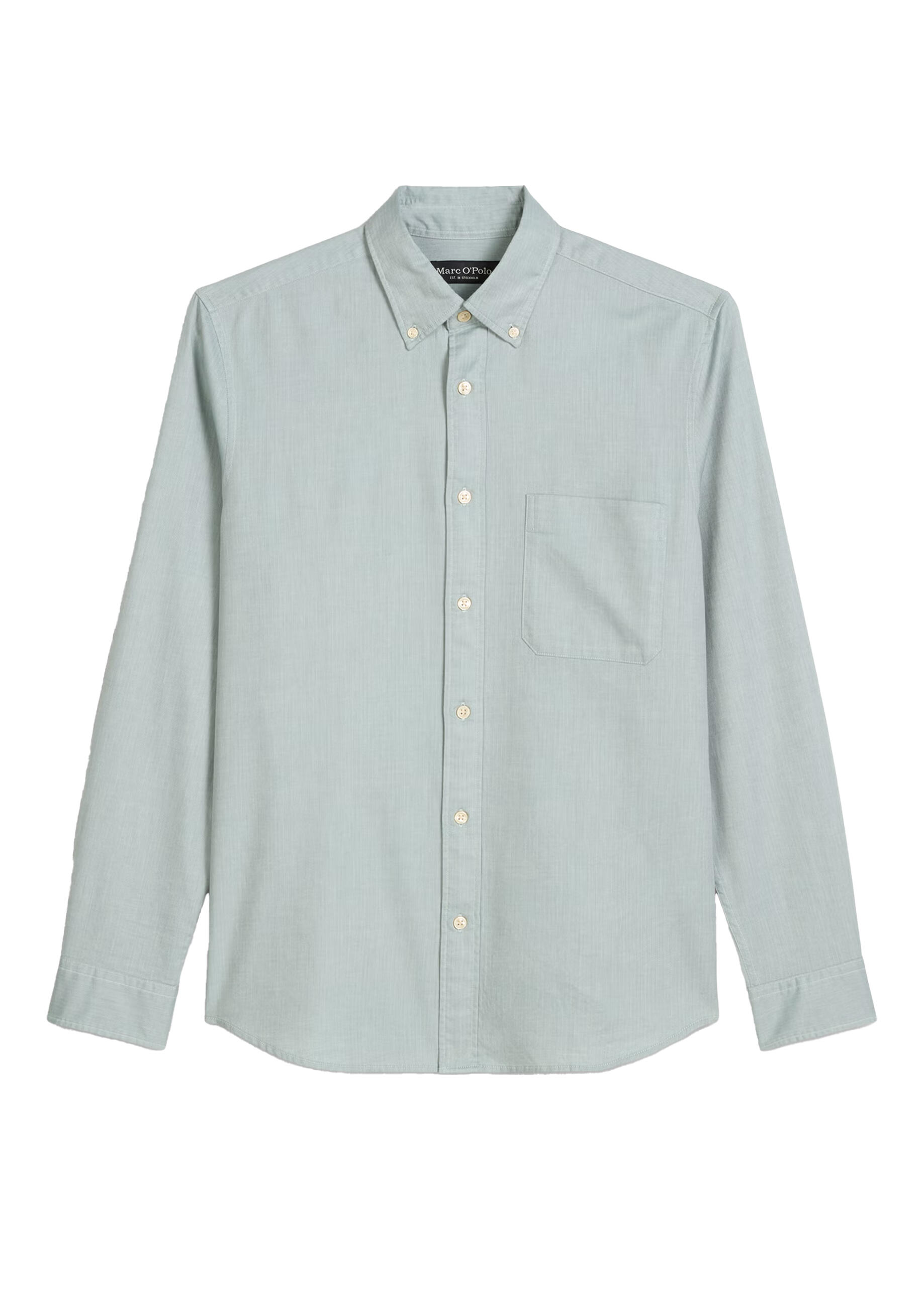 Marc OPolo Casual - Regular Hemd aus reiner Bio-Baumwolle blau - Gr. - XL von Marc O'Polo Casual