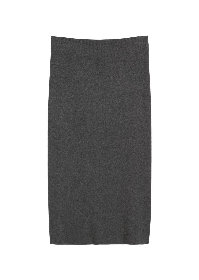 Marc OPolo Casual - Rippstrick-Rock shaped aus softem Schurwolle-Mix grau - Gr. - 36 von Marc O'Polo Casual