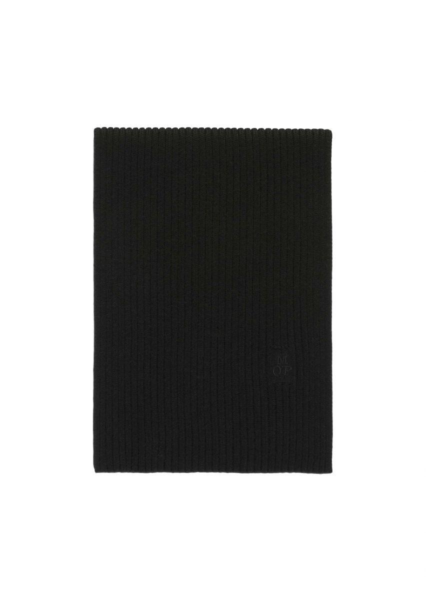 Marc OPolo Casual - Rippstrick-Schal schwarz von Marc O'Polo Casual