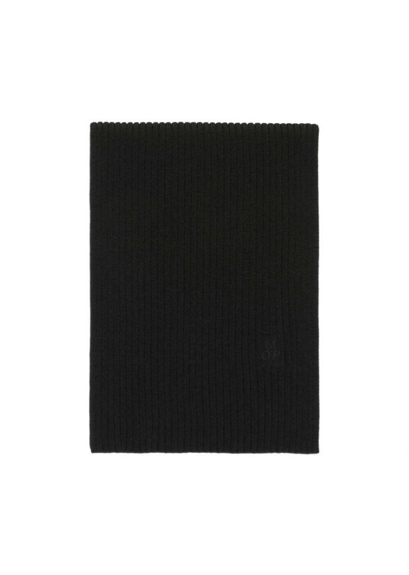 Marc OPolo Casual - Rippstrick-Schal schwarz von Marc O'Polo Casual