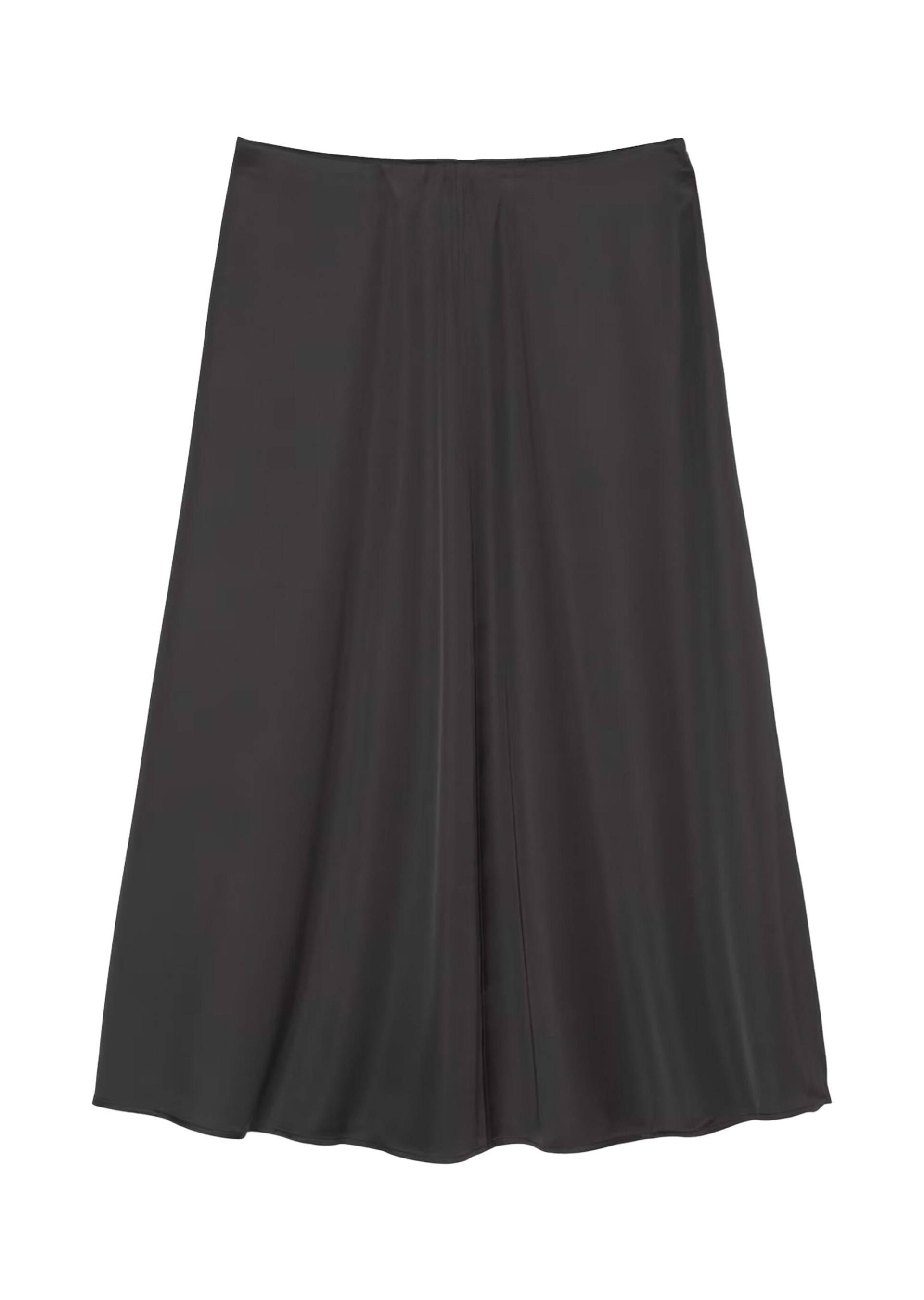 Marc OPolo Casual - Rock aus fließendem Viskose-Satin schwarz - Gr. - 34 von Marc O'Polo Casual