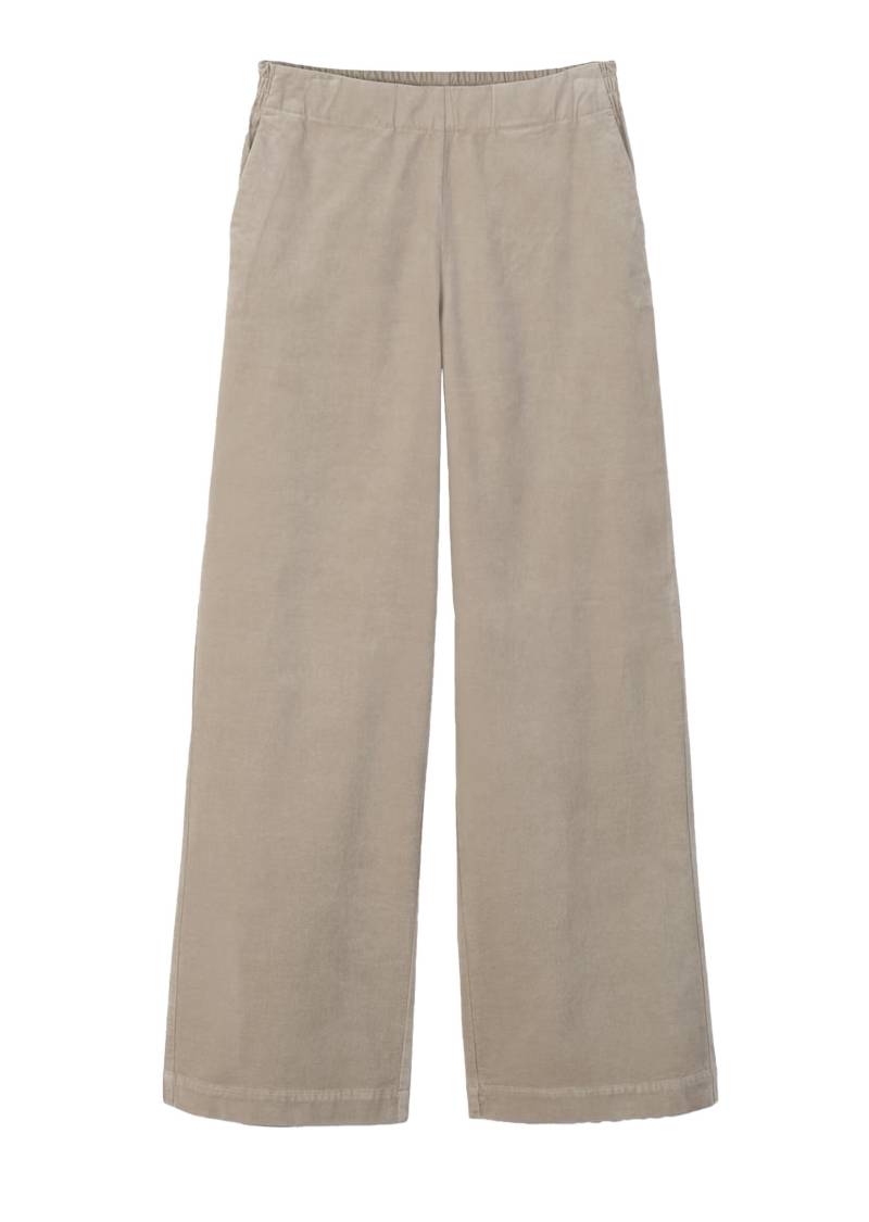 Marc OPolo Casual - Samthose aus Bio-Baumwoll-Stretch braun - Gr. - 34 von Marc O'Polo Casual