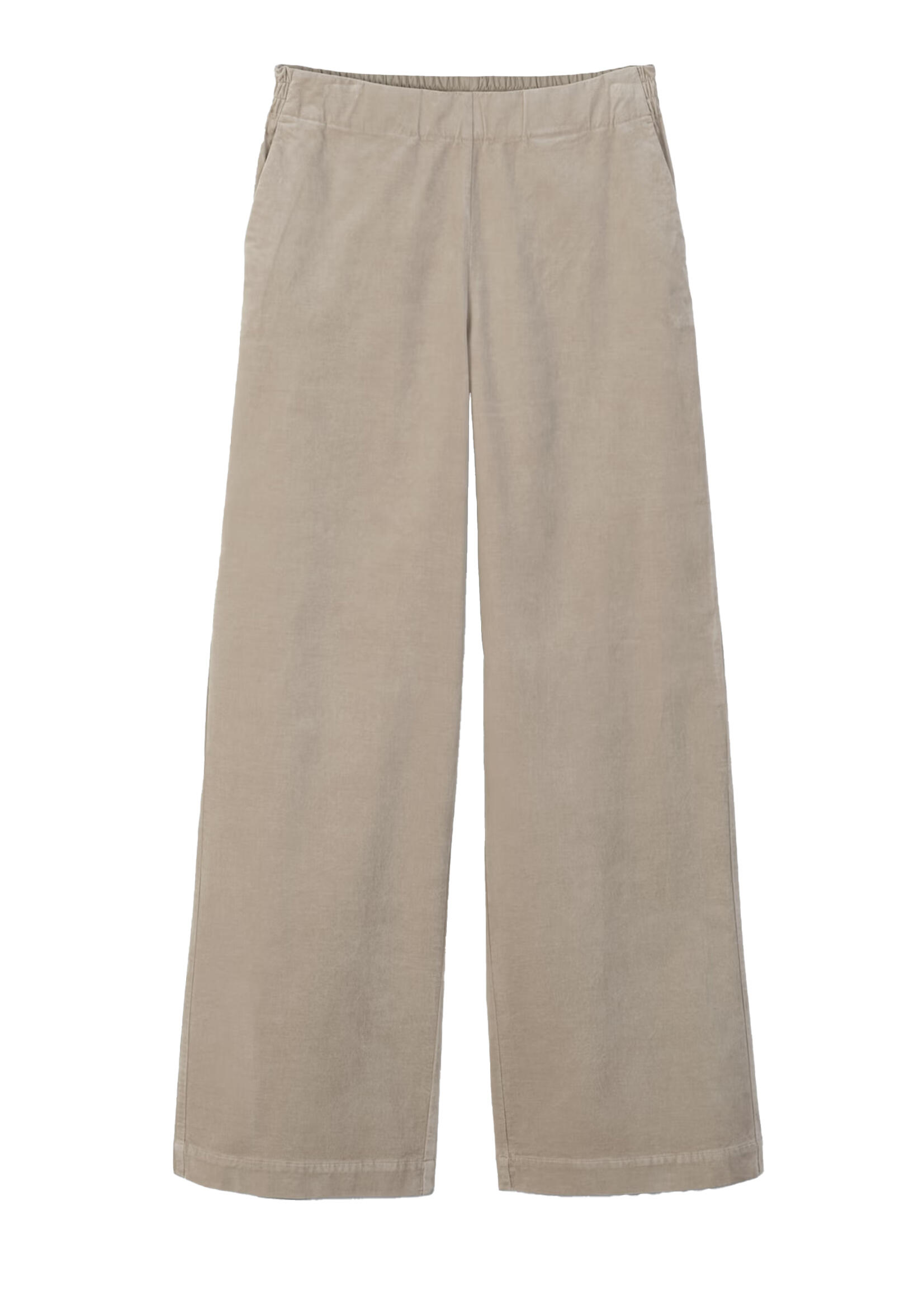 Marc OPolo Casual - Samthose aus Bio-Baumwoll-Stretch braun - Gr. - 40 von Marc O'Polo Casual