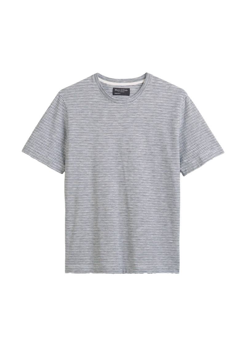 Marc OPolo Casual - T-Shirt mit Streifenmuster grau - Gr. - M von Marc O'Polo Casual