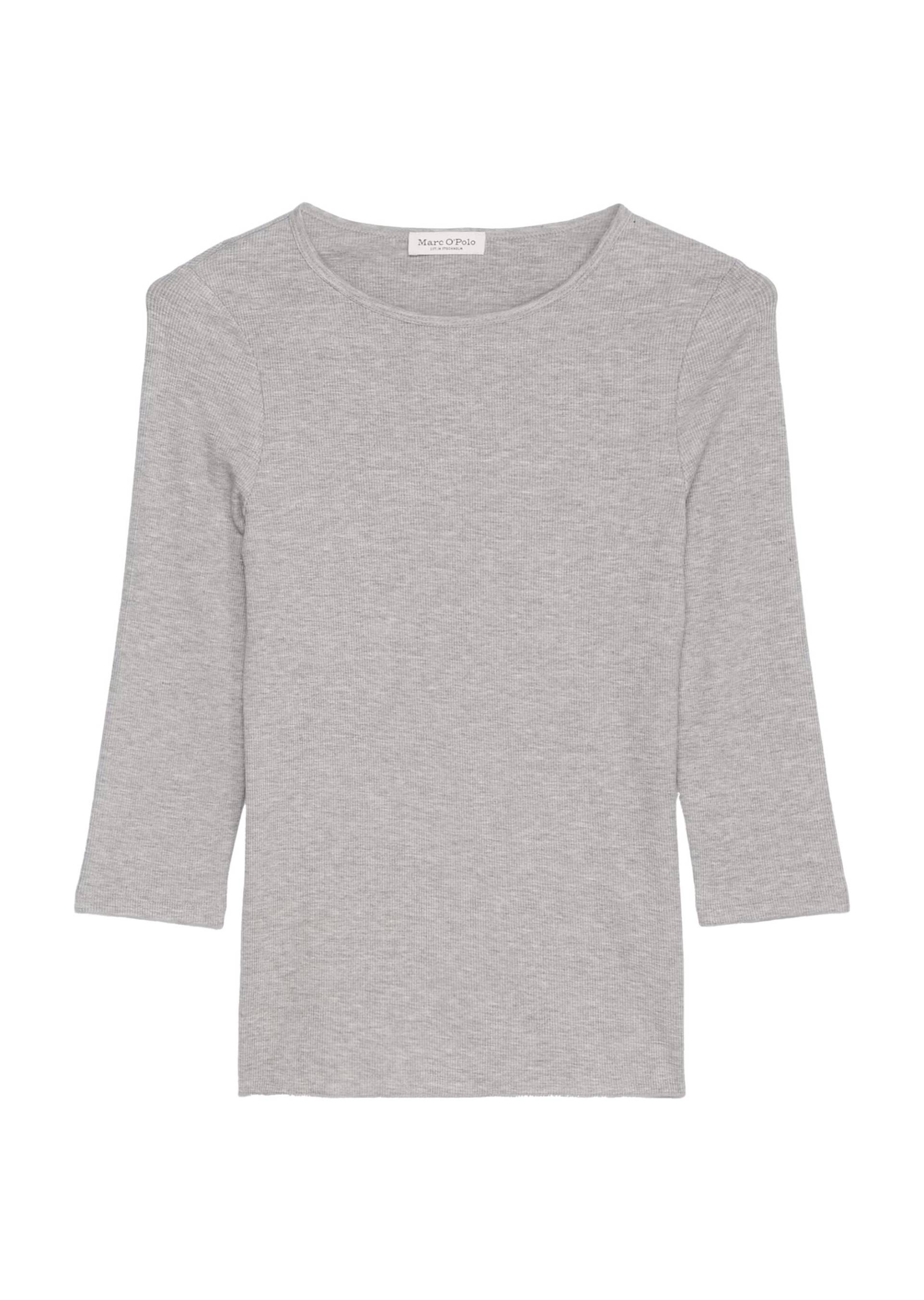 Marc OPolo Casual - T-Shirt regular aus TENCEL™ Modal grau - Gr. - L von Marc O'Polo Casual