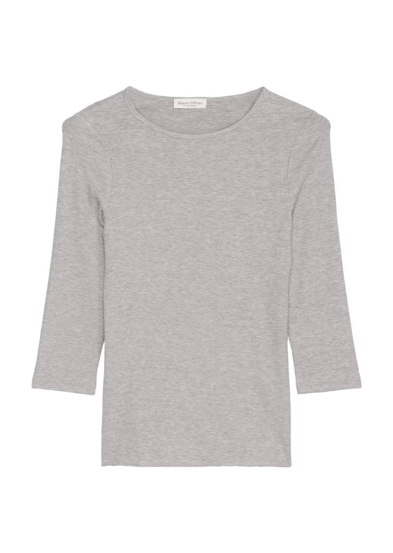 Marc OPolo Casual - T-Shirt regular aus TENCEL™ Modal grau - Gr. - L von Marc O'Polo Casual