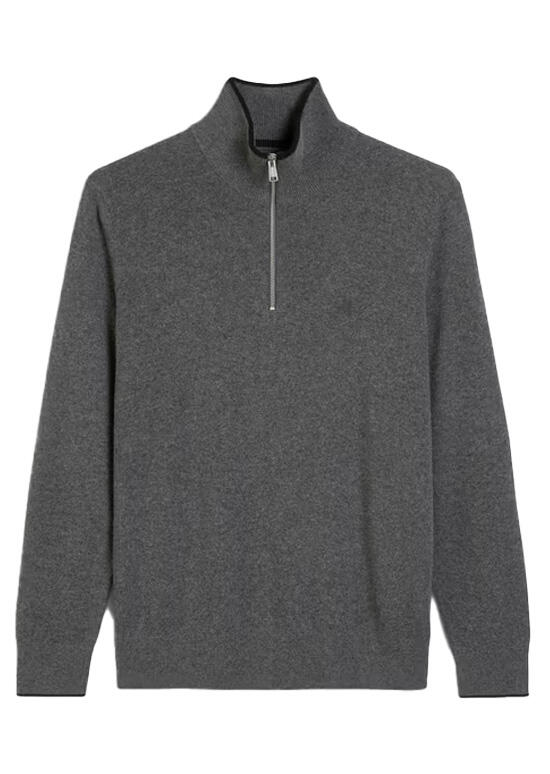 Marc OPolo Casual - Troyer aus Bio-Baumwolle grau - Gr. - XXL von Marc O'Polo Casual