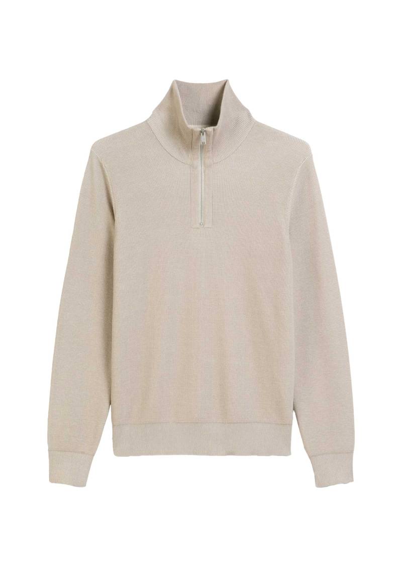 Marc OPolo Casual - Troyer mit Reißverschluss beige - Gr. - L von Marc O'Polo Casual