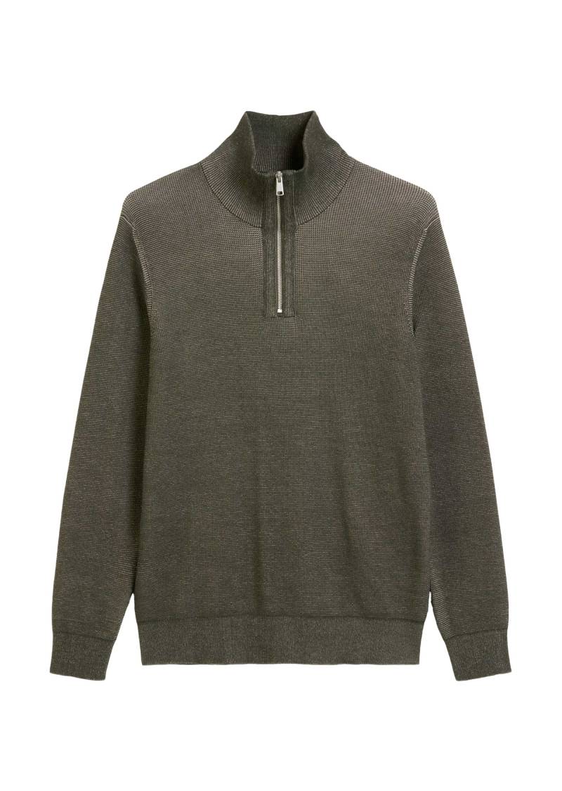 Marc OPolo Casual - Troyer mit Reißverschluss braun - Gr. - L von Marc O'Polo Casual