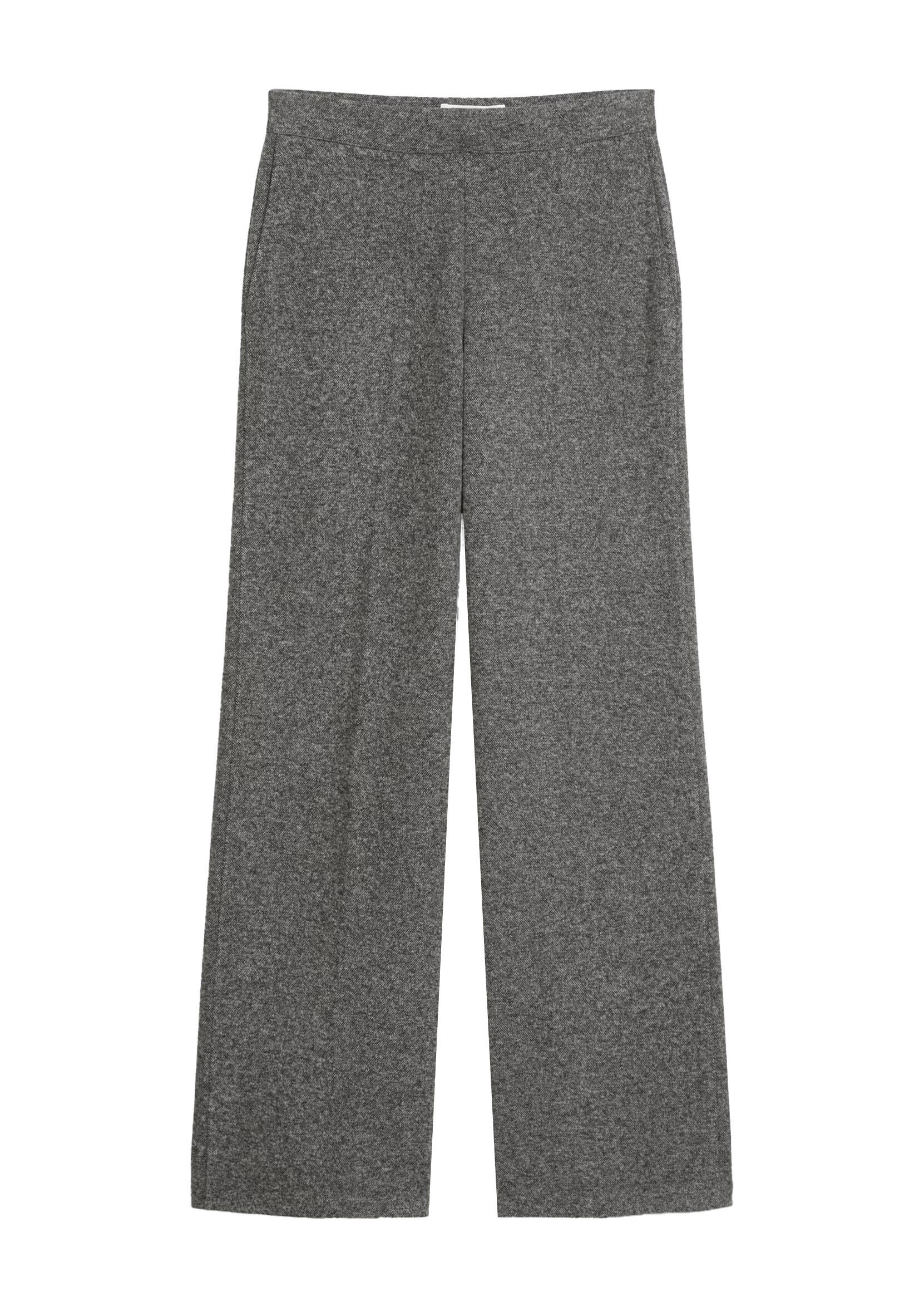 Marc OPolo Casual - Tweed-Jerseyhose grau - Gr. - 36 von Marc O'Polo Casual
