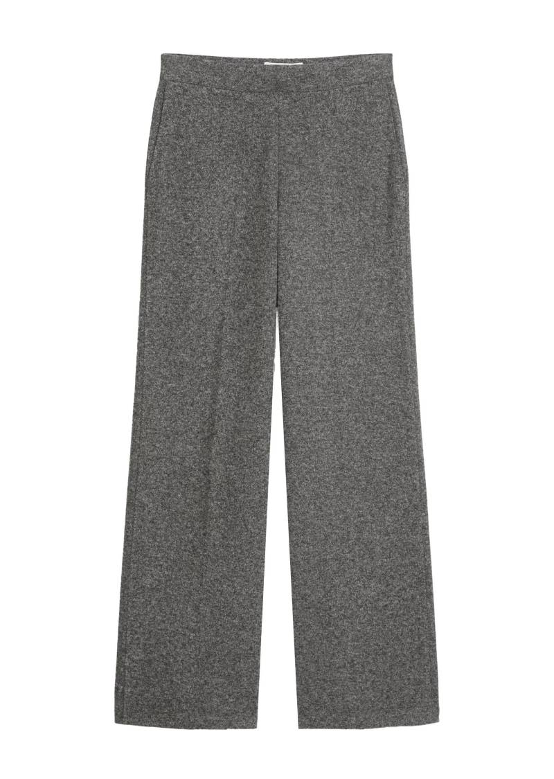Marc OPolo Casual - Tweed-Jerseyhose grau - Gr. - 36 von Marc O'Polo Casual