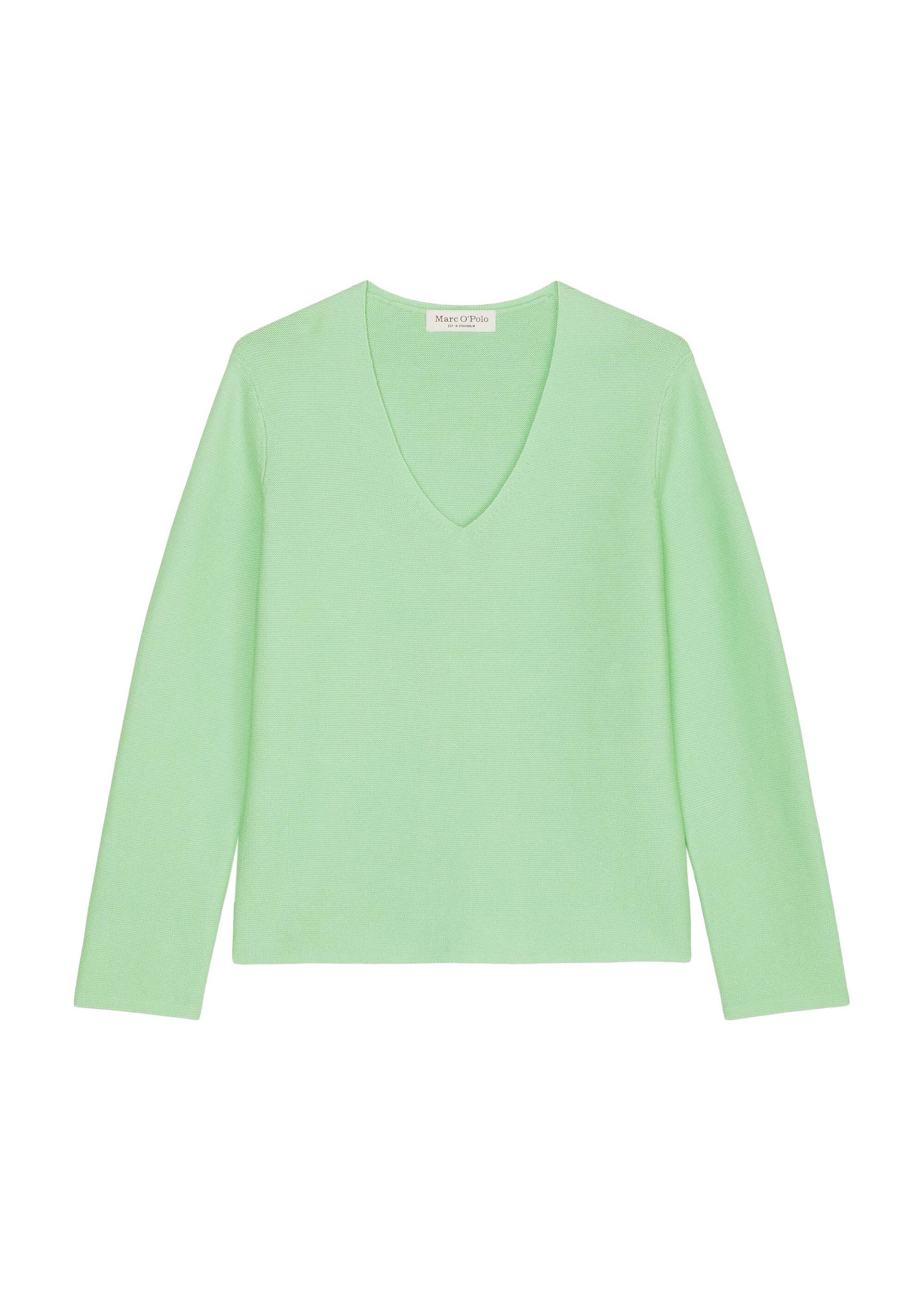 Marc OPolo Casual - V-Neck Pullover Loose grün - Gr. - S von Marc O'Polo Casual