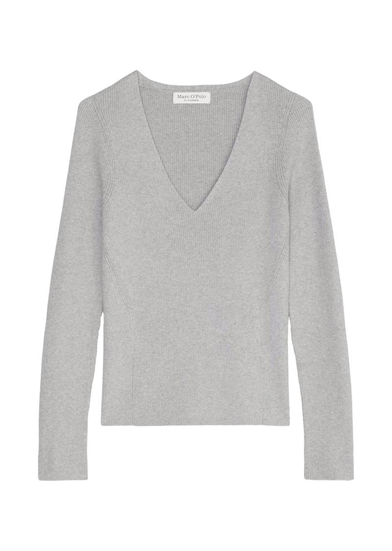 Marc OPolo Casual - V-Neck-Pullover slim grau - Gr. - L von Marc O'Polo Casual