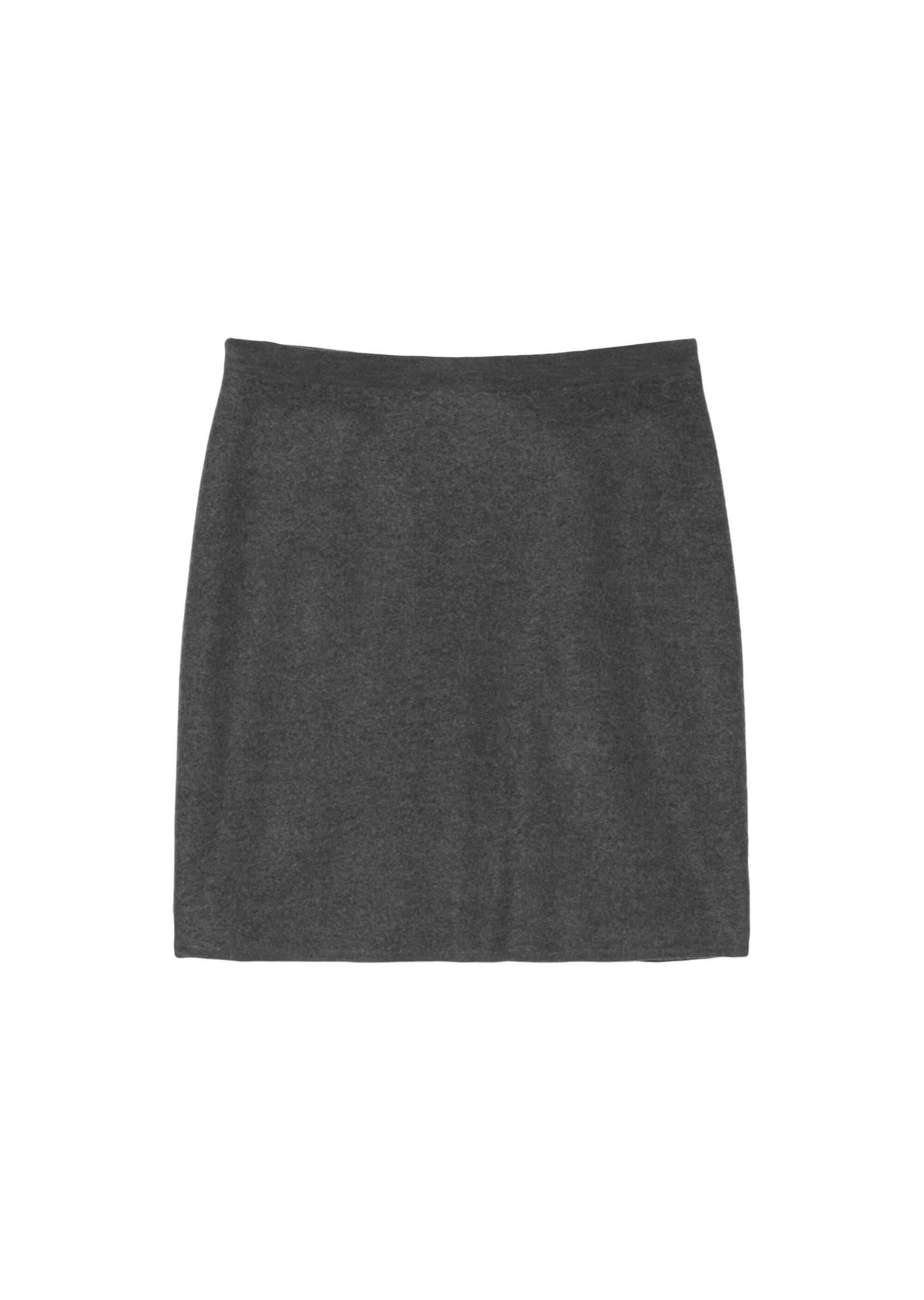 Marc OPolo Casual - Woll-Minirock shaped grau - Gr. - 38 von Marc O'Polo Casual