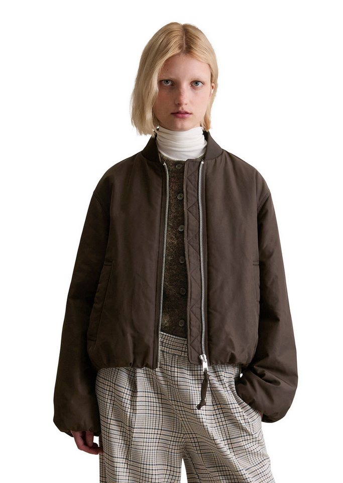 Marc O'Polo DENIM Blouson im Aviator-Stil relaxed fit cropped aus recyceltem Polyester von Marc O'Polo DENIM