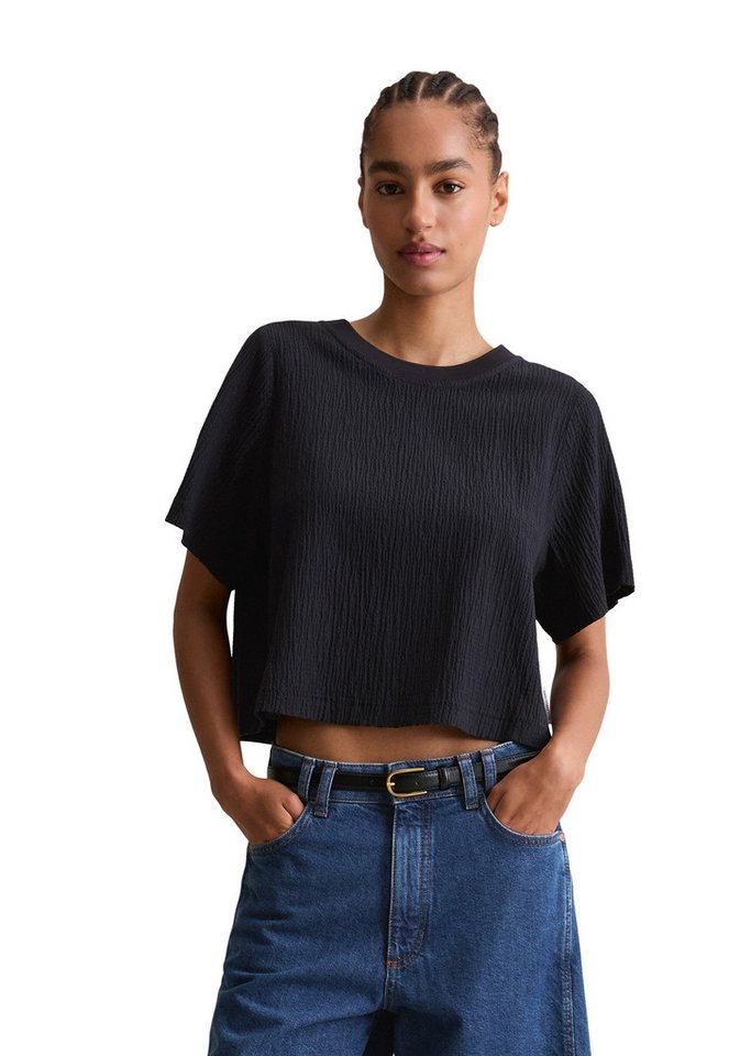 Marc O'Polo DENIM Blusenshirt relaxed fit, mit markanter Struktur, cropped von Marc O'Polo DENIM