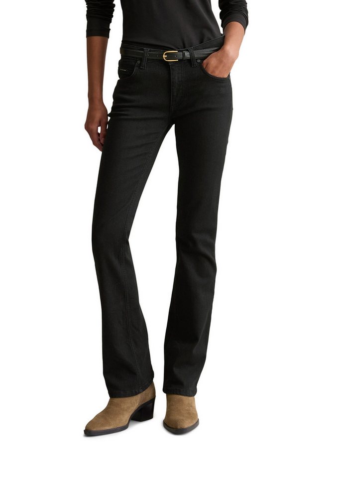 Marc O'Polo DENIM Bootcut-Jeans NELLA normale Leibhöhe, Slim Fit, superstretchigem Organic Cotton-Mix von Marc O'Polo DENIM