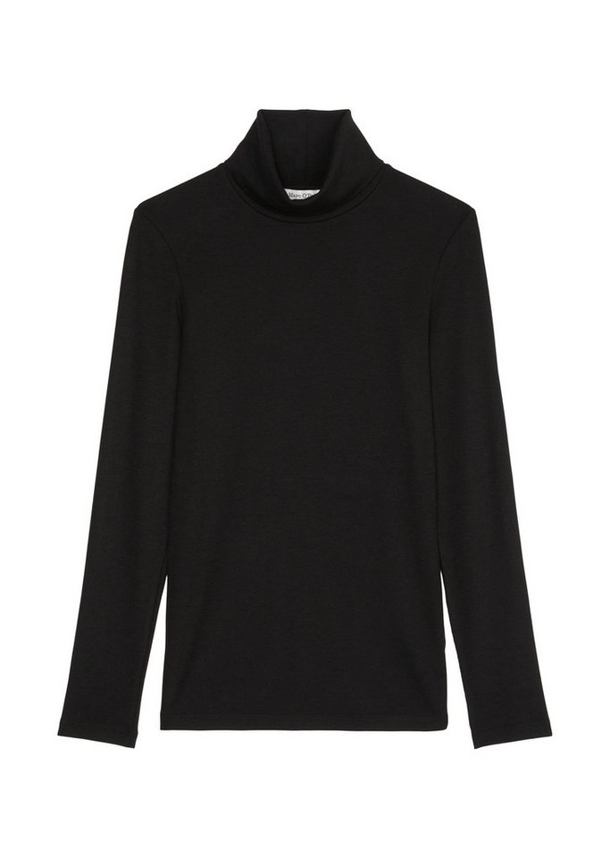 Marc O'Polo DENIM Kurzarmhemd Rollkragen Longsleeve - Regular Fit von Marc O'Polo DENIM