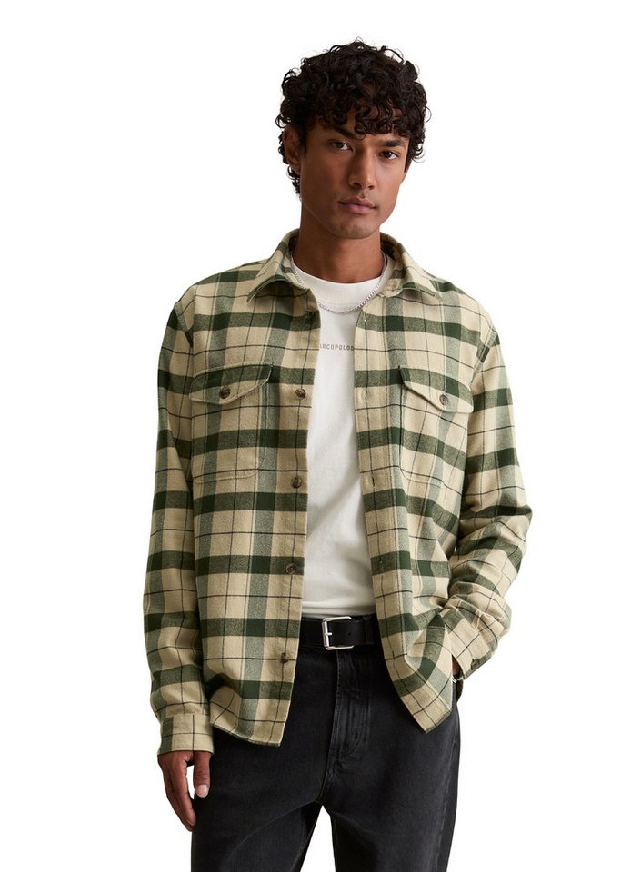 Marc O'Polo DENIM Kurzjacke aus leichtem Bio-Baumwoll-Flanell von Marc O'Polo DENIM