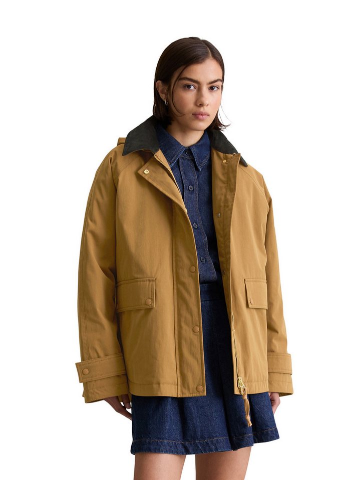 Marc O'Polo DENIM Kurzmantel aus Waxed-ORganic-Cotton-Nylon-Mix von Marc O'Polo DENIM