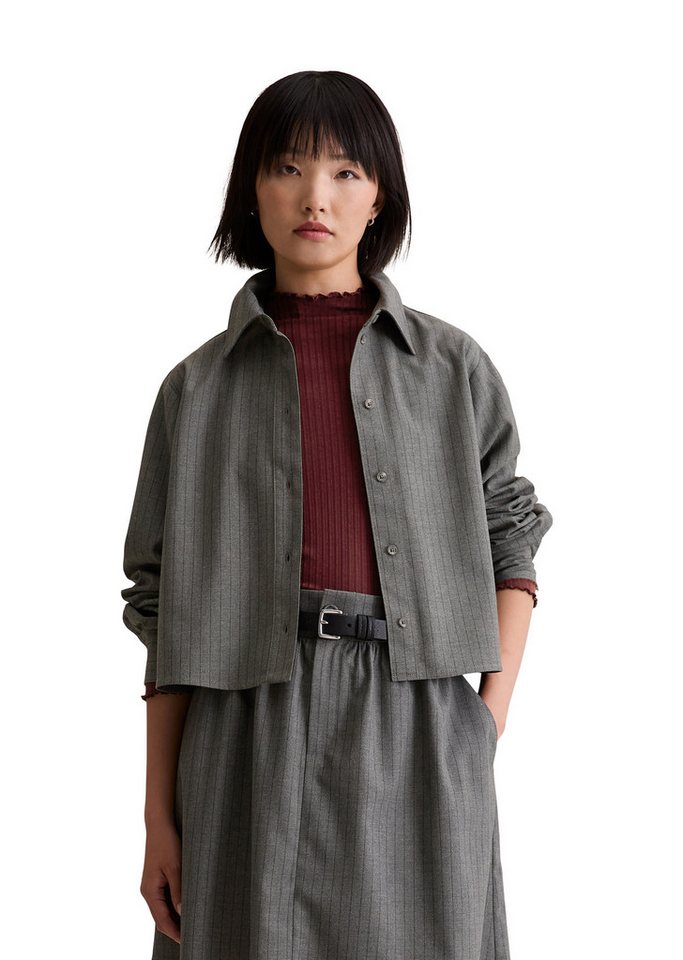 Marc O'Polo DENIM Langarmbluse aus Viskose-Mix mit recyceltem Polyester von Marc O'Polo DENIM