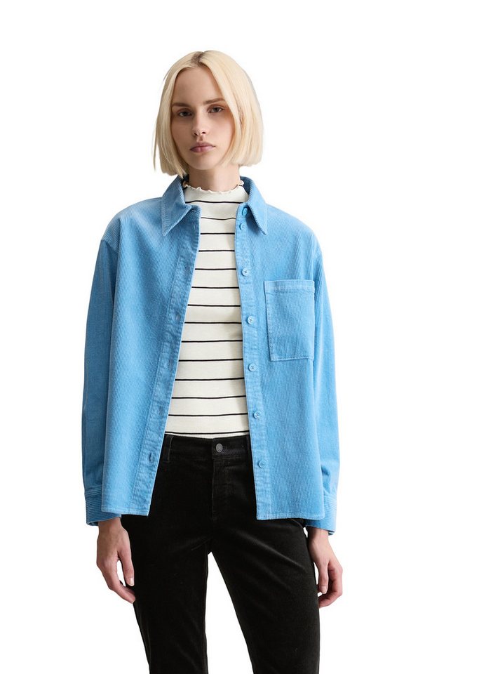 Marc O'Polo DENIM Langarmbluse aus mittelschwerem Cord-Stretch von Marc O'Polo DENIM