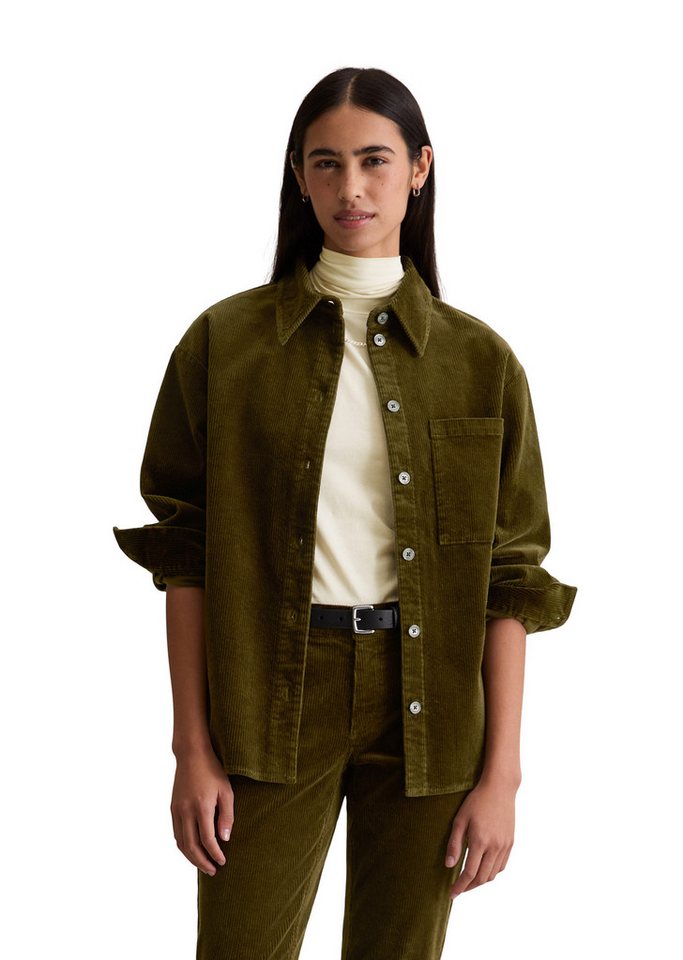 Marc O'Polo DENIM Langarmbluse aus mittelschwerem Cord-Stretch von Marc O'Polo DENIM