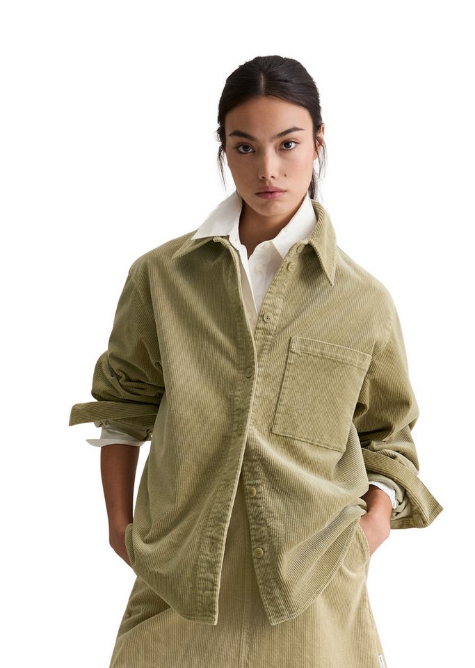 Marc O'Polo DENIM Langarmbluse aus mittelschwerem Cord-Stretch von Marc O'Polo DENIM