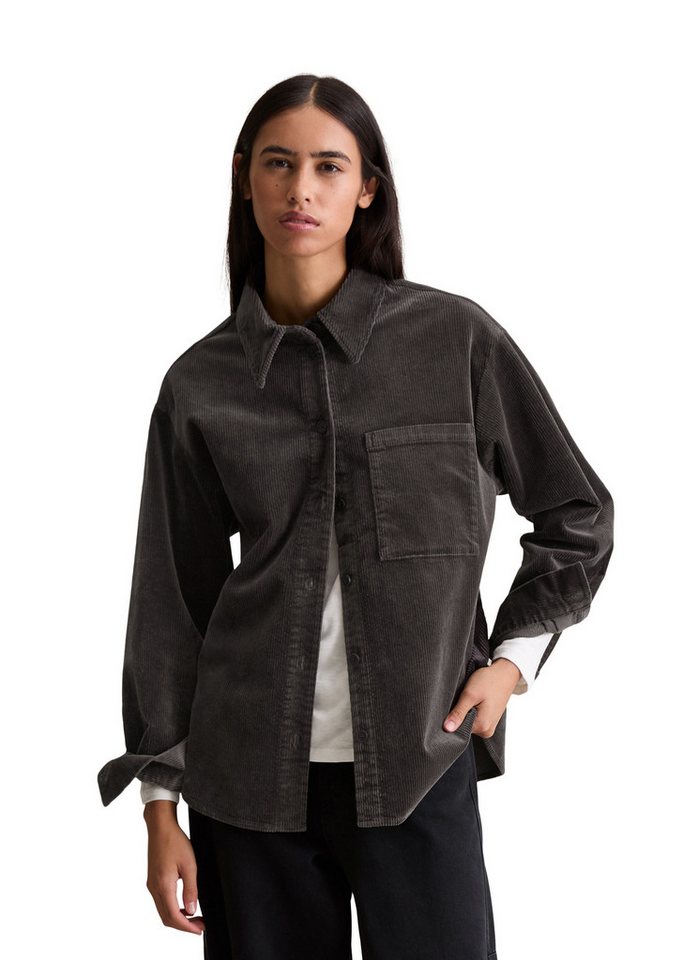 Marc O'Polo DENIM Langarmbluse aus mittelschwerem Cord-Stretch von Marc O'Polo DENIM