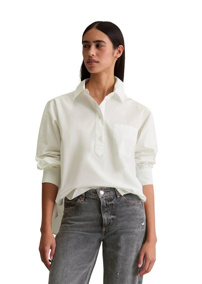 Marc O'Polo DENIM Langarmbluse aus softem Popeline von Marc O'Polo DENIM