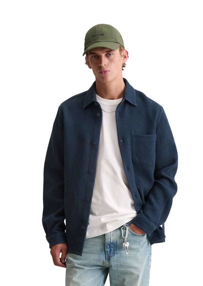 Marc O'Polo DENIM Langarmhemd mit Waffelstruktur von Marc O'Polo DENIM