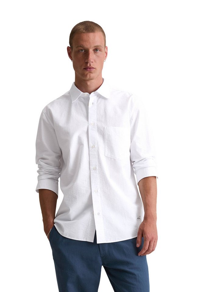 Marc O'Polo DENIM Langarmhemd mit feiner Crinkle-Struktur von Marc O'Polo DENIM