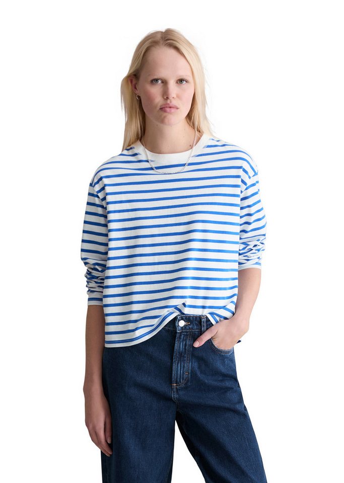 Marc O'Polo DENIM Langarmshirt aus Heavy Slub Jersey von Marc O'Polo DENIM