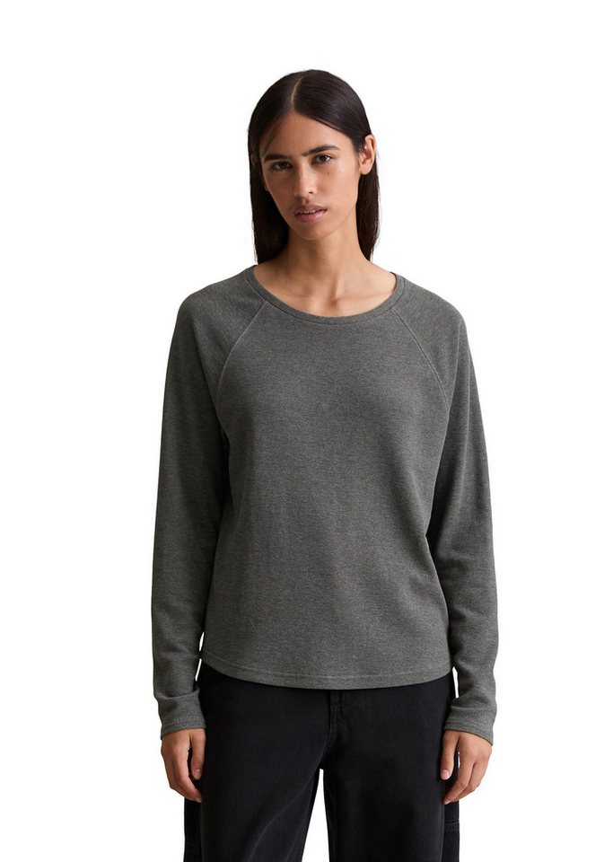 Marc O'Polo DENIM Langarmshirt aus weichem Waffle-Jersey von Marc O'Polo DENIM